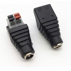 Разъем питания 12V female зажым