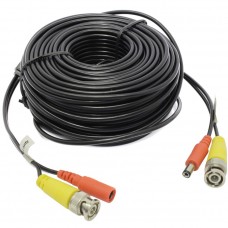 Кабель для видеонаблюдения 2 BNC + DC 20M