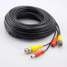 Кабель для видеонаблюдения 2 BNC + DC 10M