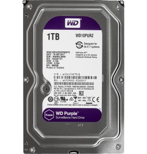 Жесткий диск Western Digital Purple 1TB 64MB 5400rpm WD10PURZ 3.5 SATA III 