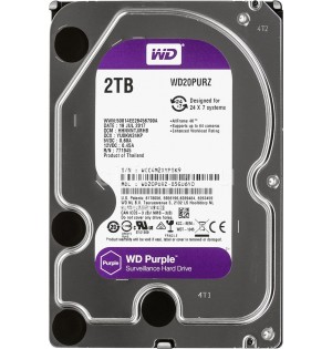 Жесткий диск Western Digital Purple 2TB 64MB 5400rpm WD20PURZ 3.5 SATA III 
