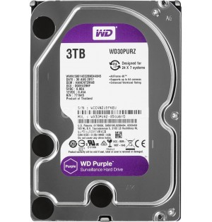 Жесткий диск Western Digital Purple 3TB 64MB 5400rpm WD30PURZ 3.5 SATA III 