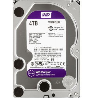 Жесткий диск Western Digital Purple 4TB 64MB 5400rpm WD40PURZ 3.5 SATA III 