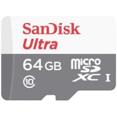 SanDisk Ultra microSDXC UHS-I 64GB Class 10 (SDSQUNS-064G-GN3MN) 