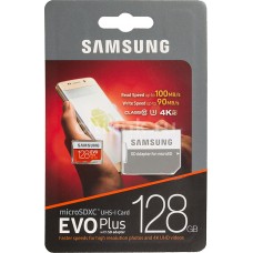 Samsung microSDXC 128GB EVO Plus UHS-I U3 Class 10 (MB-MC128GA/RU) 