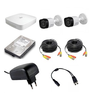 Комплект видеонаблюдения Dahua KIT 2U1MP