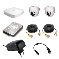 Комплект видеонаблюдения Dahua KIT 2V1MP