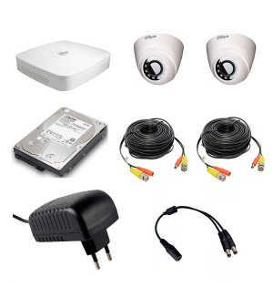 Комплект видеонаблюдения Dahua KIT 2V1MP