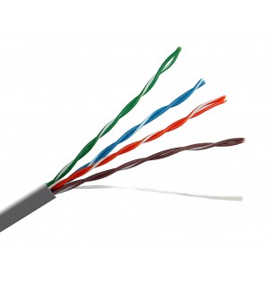 Кабель витая пара UTP 5E 4x2x0,50 ССA 305м внутр.